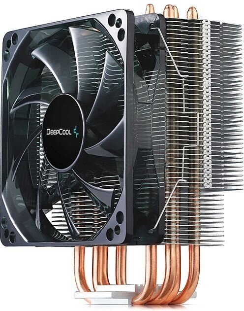 Кулер Deepcool GAMMAXX 400 BLUE BASIC Soc-AM4/1151/1200/1700 4-pin 18-30dB Al+Cu 130W 640gr LED Ret