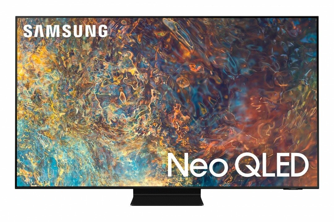 55" Телевизор Samsung QE55QN90AAU 2021 Neo QLED, HDR, QLED, LED, Mini-LED RU, черный титан