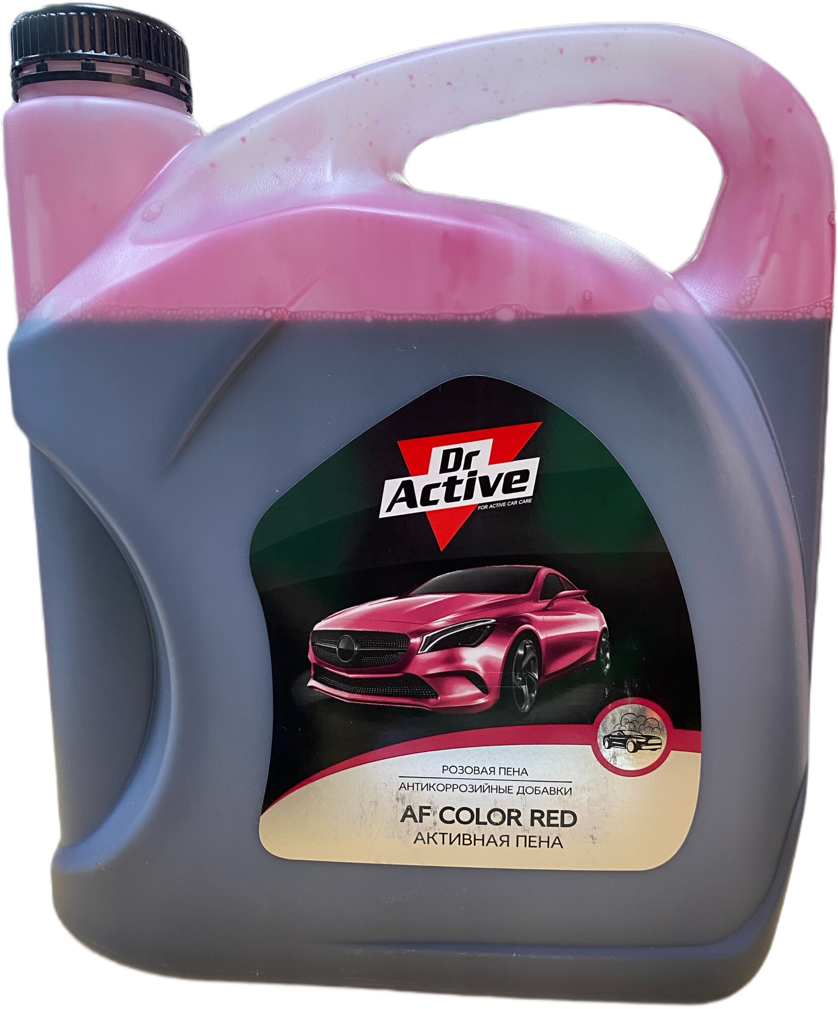 Автошампунь активная пена "AF Color Red" 58кг Dr. Active Sintec