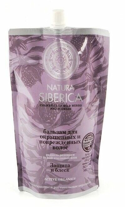 Natura Siberica Бальзам для волос Защита и блеск для окрашенных волос (дой-пак), 500 мл