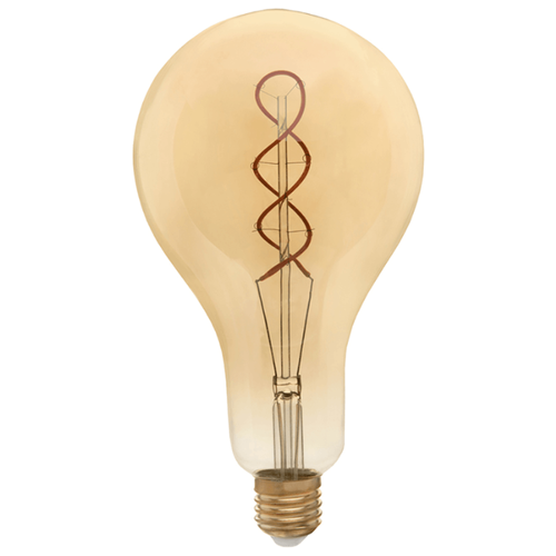 фото Лампа светодиодная hiper hiper led vintage filament flexible a160 8w 570lm e27 160300 2200k amber