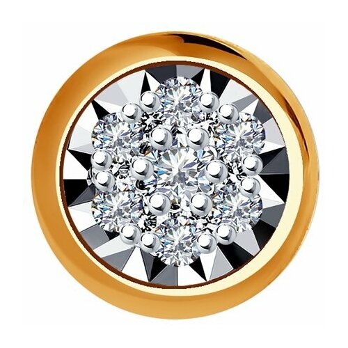 Подвеска Diamant online, золото, 585 проба, бриллиант