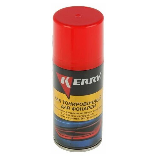 Лак Kerry для тонировки фонарей красный 210 мл аэрозоль 1063₽
