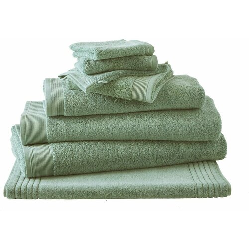 Коврик Blanc des Vosges UNI KAKI для ванной зеленый,50x90 хлопок 1000 гр/м2