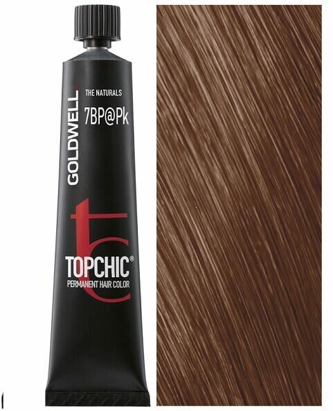 Goldwell Topchic стойкая крем-краска для волос, 7BP@Pk металлический бежевый интенсивный чайный, 60 мл