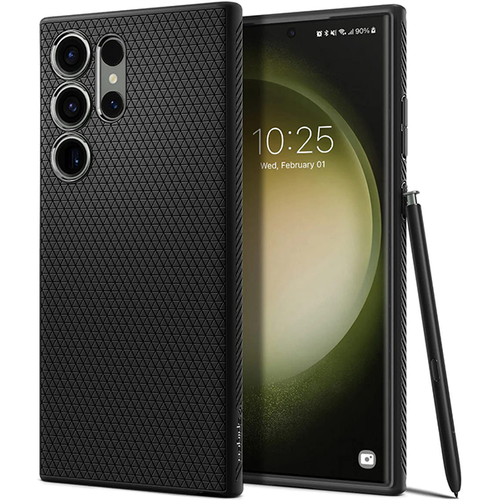 Чехол Spigen Liquid Air для Samsung Galaxy S23 Ultra (ACS05614) черный