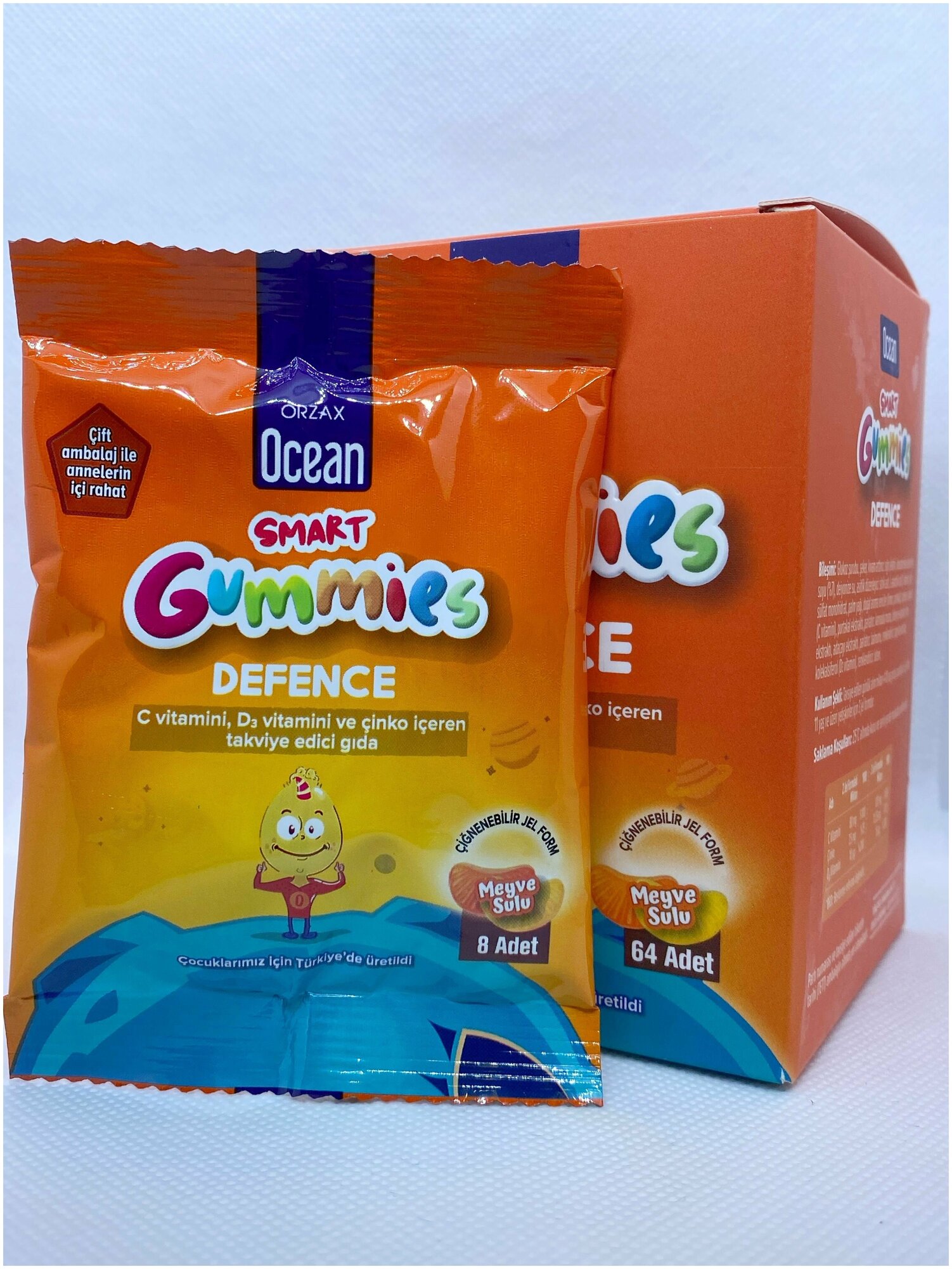Витаминно-минеральный комплекс / Orzax Smart Gummies Defence / Мармелад для детей - фотография № 3