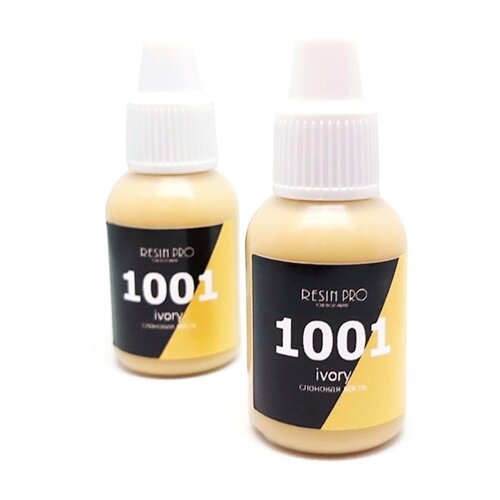 Краситель для эпоксидной смолы Resin Pro Colorfun Deluxe, слоновая кость, 15 мл