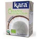 Органические кокосовые сливки Кara Organic, ж.24%, 200 мл. - изображение