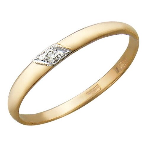 фото Кольцо из золота 01о110051 эстет