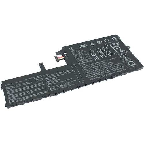 Аккумулятор C31N1721 для ноутбука Asus E406MA 11.4V 4840mAh черный