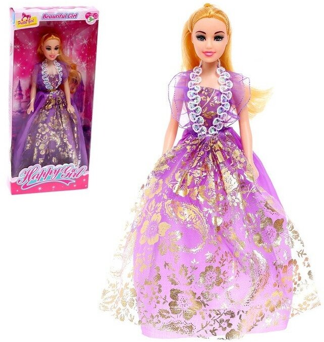 Кукла-модель «Арина» в платье, микс