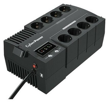 CyberPower ИБП BS850E ИБП Line-Interactive, 850VA 480W USB, 4+4 EURO