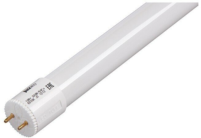 Лампа светодиодная LED 10Вт T8 230V/50Hz белый матовая(установка возможна после демонтажа ПРА) - фотография № 8