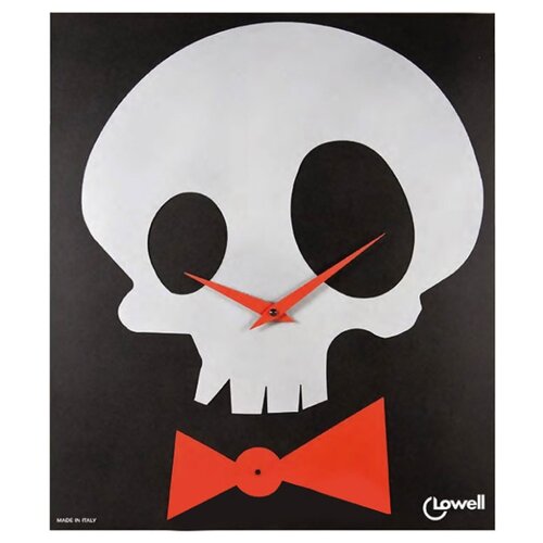 фото Часы настенные кварцевые lowell 05851g/n черный/красный