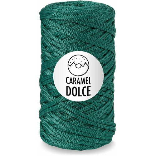Шнур для вязания Caramel DOLCE 4мм, Цвет: Базилик, 100м/200г, плетения, ковров, сумок, корзин, карамель дольче