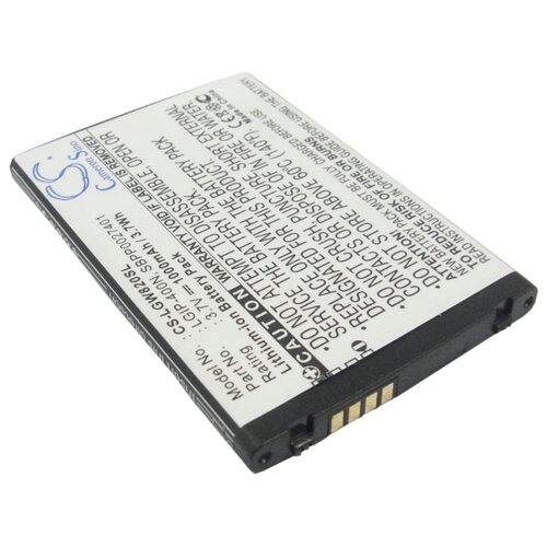 фото Аккумулятор для lg gw820 (lgip-400n) (1000 mah) (cameron sino) (cs-lgw820sl)