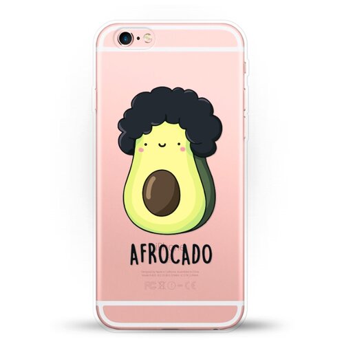 фото Силиконовый чехол афрокадо на apple iphone 6/6s andy & paul
