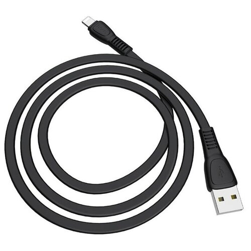 кабель hoco y12 usb для зарядки apple watch magnetic charging 1m белый Кабель Hoco X40 Noah charging data cable for Lightning Черный