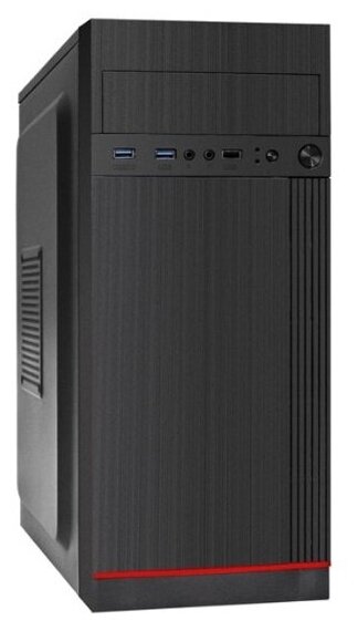 Корпус Exegate Miditower AA-442U2-AA500 ATX, БП AA500, черный EX290190RUS (EX290190RUS)