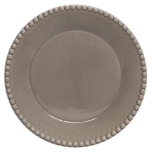 Тарелка закусочная, Tiffany, 19 см, серый, EL-R2702-TIGD