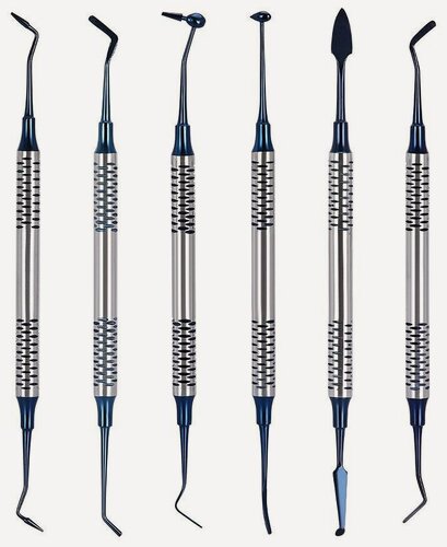 Изображение товара Набор моделировочных инструментов для эстетических реставраций Art19 blue ( Инструменты для художественного моделирования зубов )