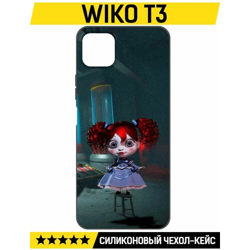 Чехол-накладка Krutoff Soft Case Хаги Ваги - Кукла Поппи для Wiko T3 черный чехол накладка krutoff soft case хаги ваги игрушка для wiko t3 черный