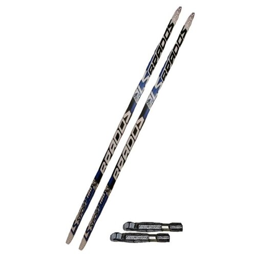 фото Лыжный комплект (лыжи, крепления) nnn 195 степ, brados ls sport 3d black/blue stc