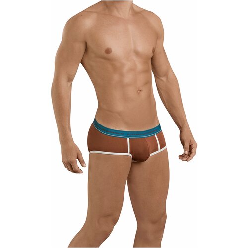 Мужские трусы брифы коричневые Clever Attractive Piping Brief 539415 M (44)