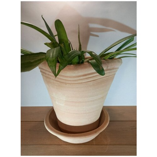 Кашпо ручной работы, дизайнерское, для сада, террасы, марокканская глина, 27 л