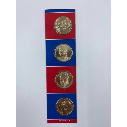 Набор монет 2012г Президентские монеты США 4шт