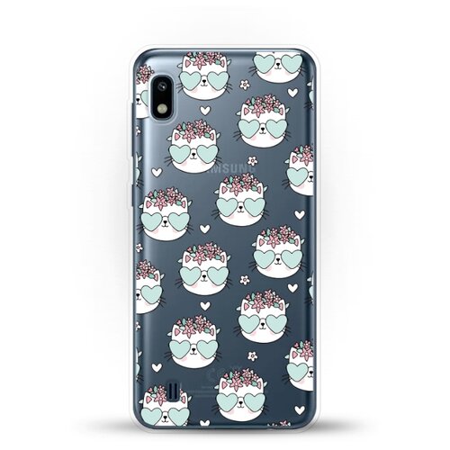 фото Силиконовый чехол узор из котов на samsung galaxy a10 andy & paul