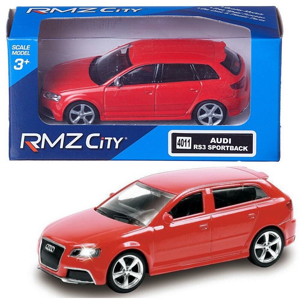 Машинка металлическая Uni-Fortune RMZ City 1:43 4&quot Audi RS3 Sportback 444011-RD