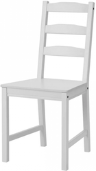 Стул Йокмокк икеа (JOKKMOKK IKEA) / Вествик. Деревянный обеденный стул со спинкой, белая морилка, 1 шт.