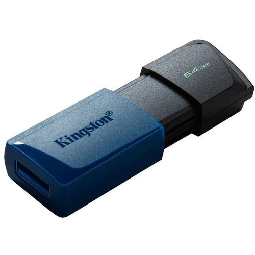 Флеш-память Kingston DataTraveler Exodia M, 64 Гб, USB 3,2, синий, 2 шт (DTXM/64GB-2P) флешка kingston datatraveler exodia m 32 гб usb 3 2 flash drive черная