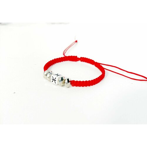 фото Браслет красная нить оберег амулет знак зодиака рыбы нет бренда