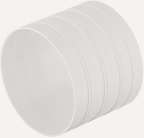 Изображение товара Муфта ERA 10SK, круглая, пластик, для гибких воздуховодов, белая, диаметр 100мм