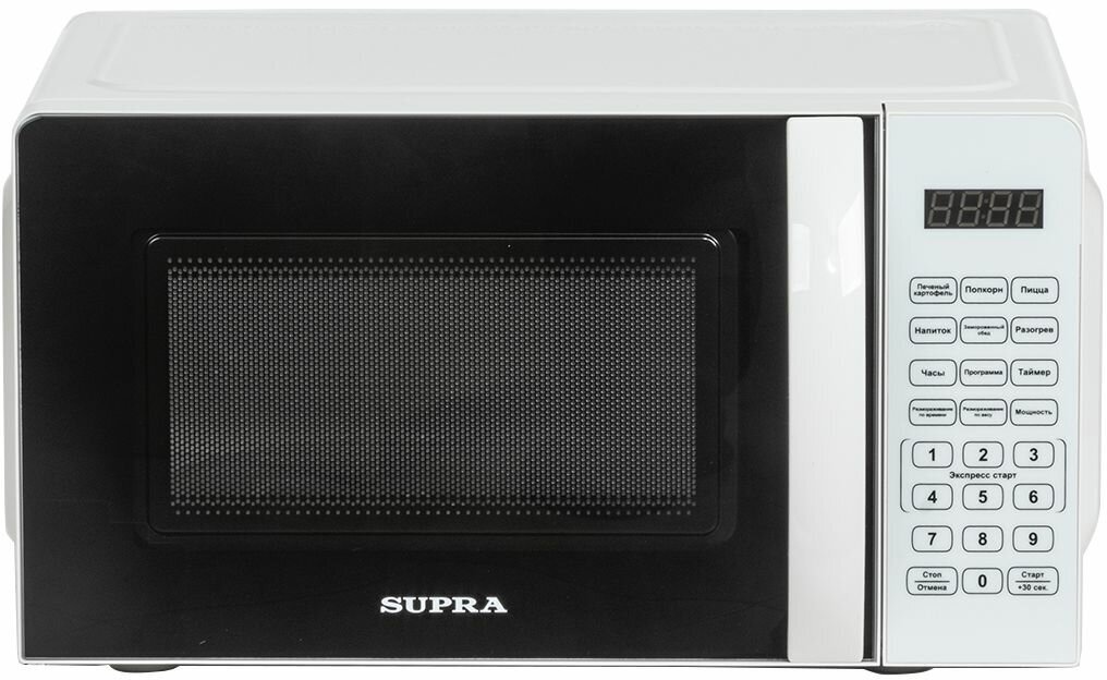 Микроволновая печь SUPRA 20SW25, белый - фото №7