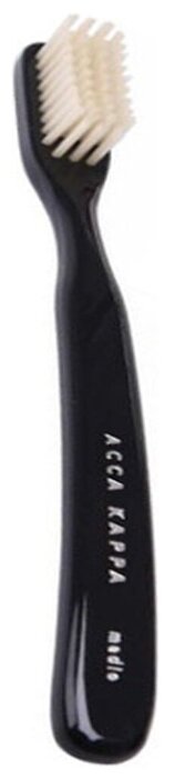 Зубная щетка с натуральной щетиной средней жесткости Acca Kappa Vintage Collection Black
