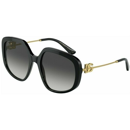 фото Солнцезащитные очки dolce & gabbana, бабочка, градиентные, для женщин, черный