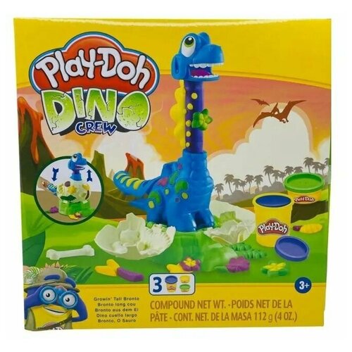 Play-Doh Игровой набор Dino crew, с пластилином игровой набор с пластилином hasbro play doh ветеринар f36395l0