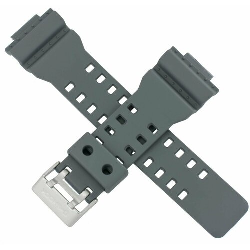 фото Ремень серый матовый пластик casio ga-110ts-8a2