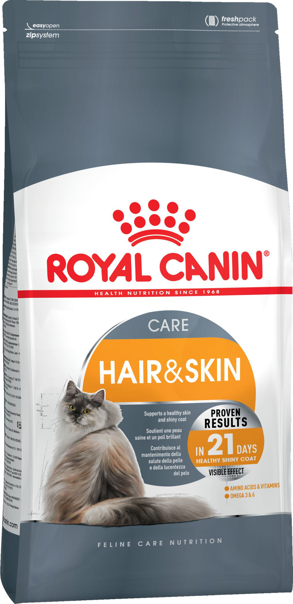 Сухой корм для кошек Royal Canin Hair&Skin Care от 1 до 12 лет, 2 кг