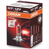 Галогенная лампа Osram H7 (55W 12V) Super 1шт