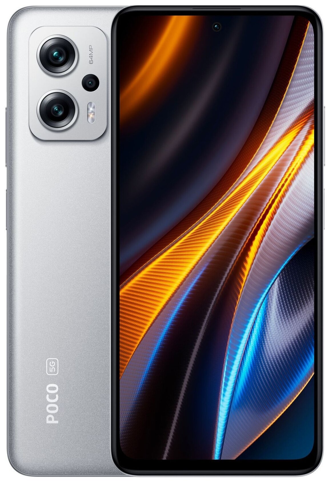 Смартфон Xiaomi POCO X4 GT 8/256 ГБ Global, Dual nano SIM, серебристый