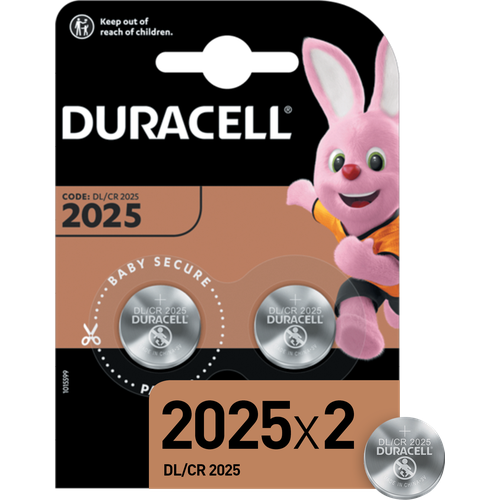 duracell батарейка dl2016 для брелоков сигнализаций литиевая duracell к т 2 шт Батарейка Duracell CR2025 литиевая 2 шт.