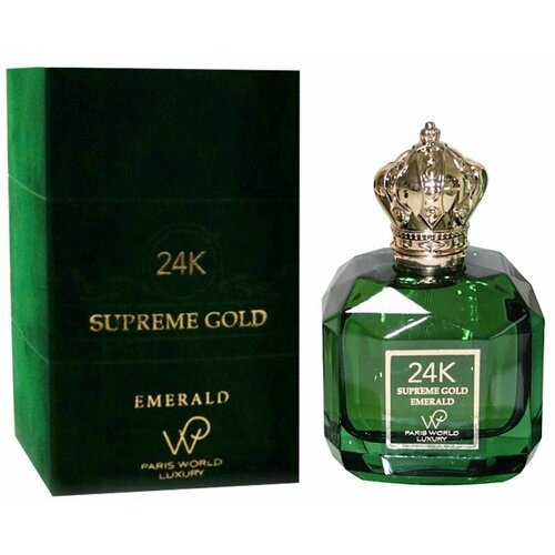 Парфюмерная вода Paris World Luxury 24K Supreme Gold Emerald 100 мл.