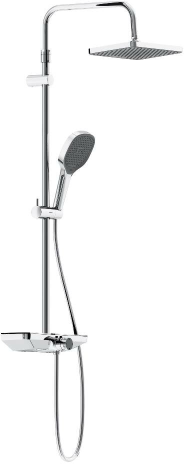 фото Душевая система с ванно-душевым смесителем-полкой Merkur 940730000