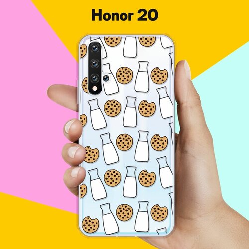 Силиконовый чехол Печеньки и молоко на Honor 20