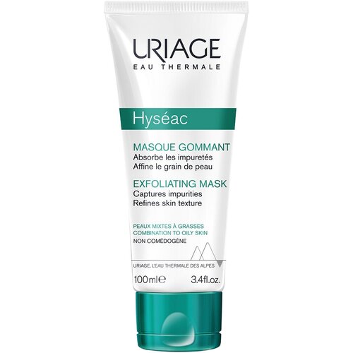 URIAGE Hyseac Маска для лица отшелушивающая, 100 мл отшелушивающая маска uriage hyseac exfoliating mask 100 мл